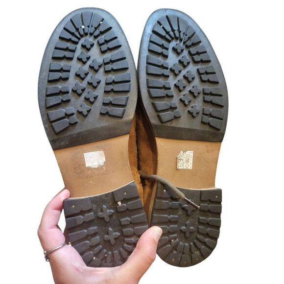 Crevo Boots Men's 8.5 Chestnut Brown Walkins Leather Wingtip Lace Up - Picture 2 of 6